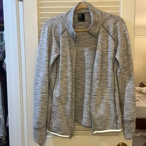 Heather Grey GapFit exercise jacket size M